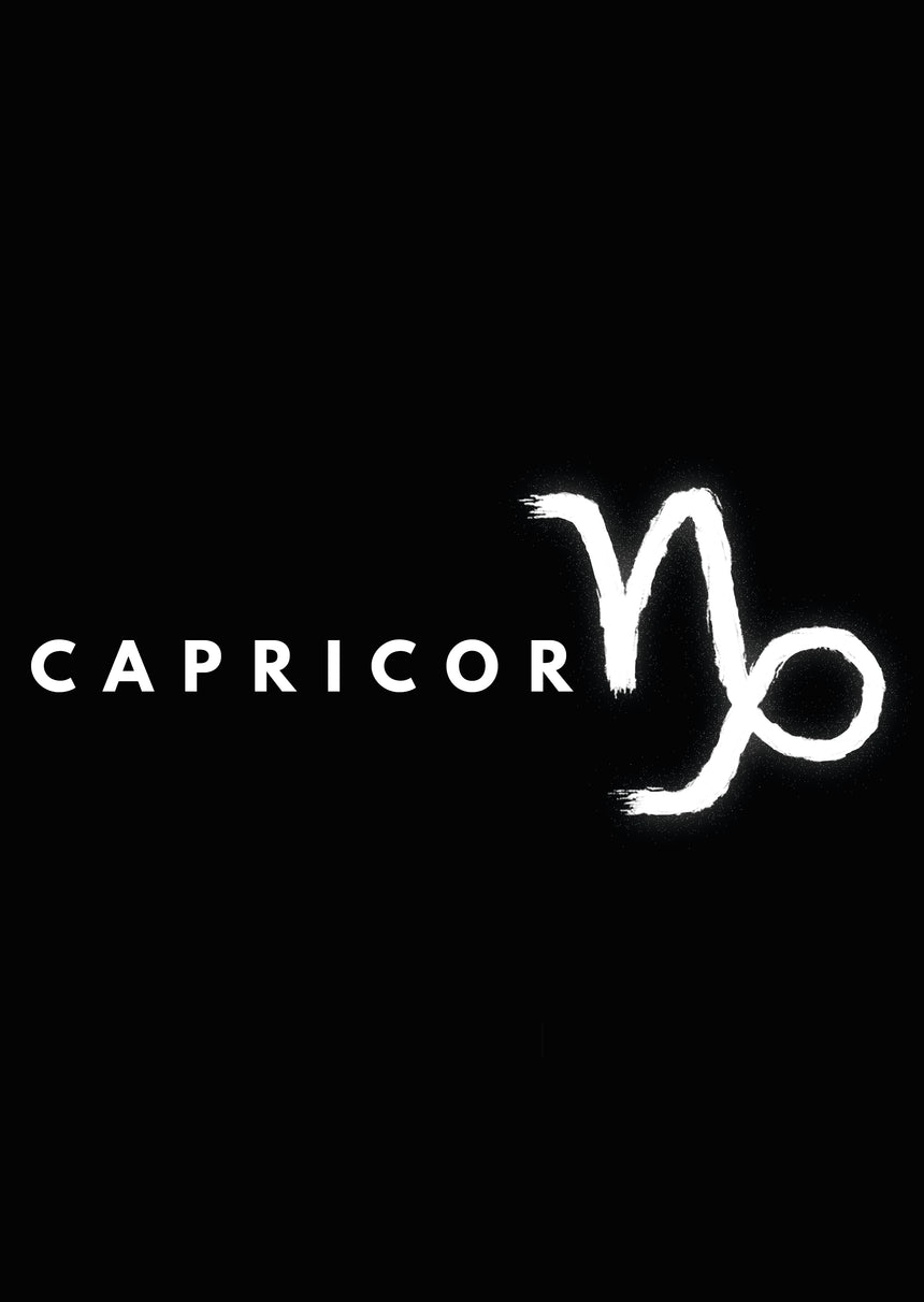 CAPRICORN - T-Shirts (White Letters)