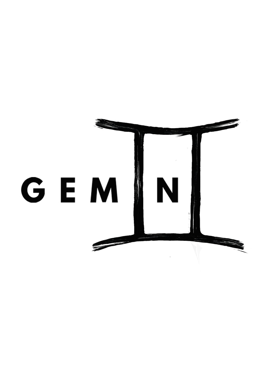 GEMINI - Crews & Hoods (Black Letters)