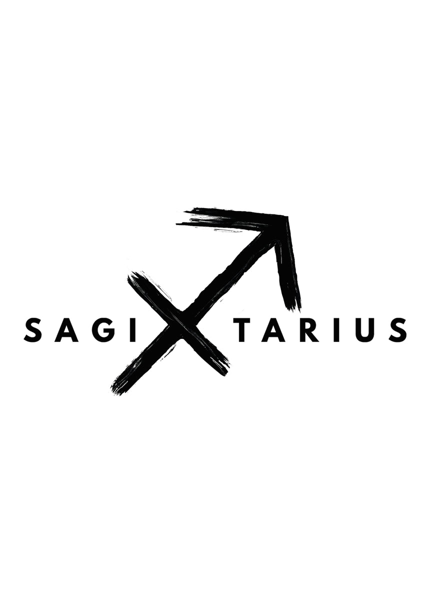 SAGITTARIUS - T-Shirts (Black Letters)