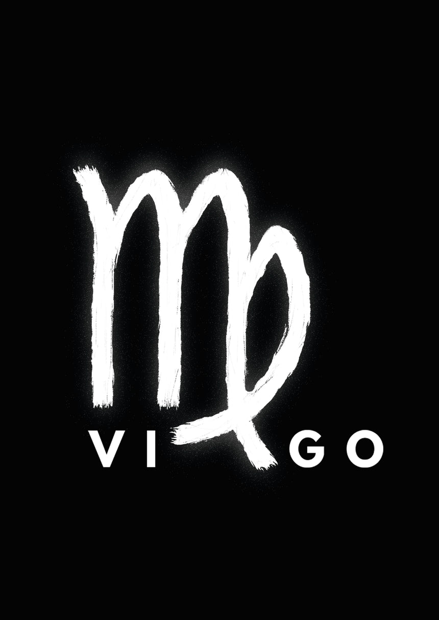 VIRGO - T-Shirts (White Letters)